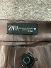 Zara 100% Polyester Brown Faux Leather Pants Size XS - photo 4
