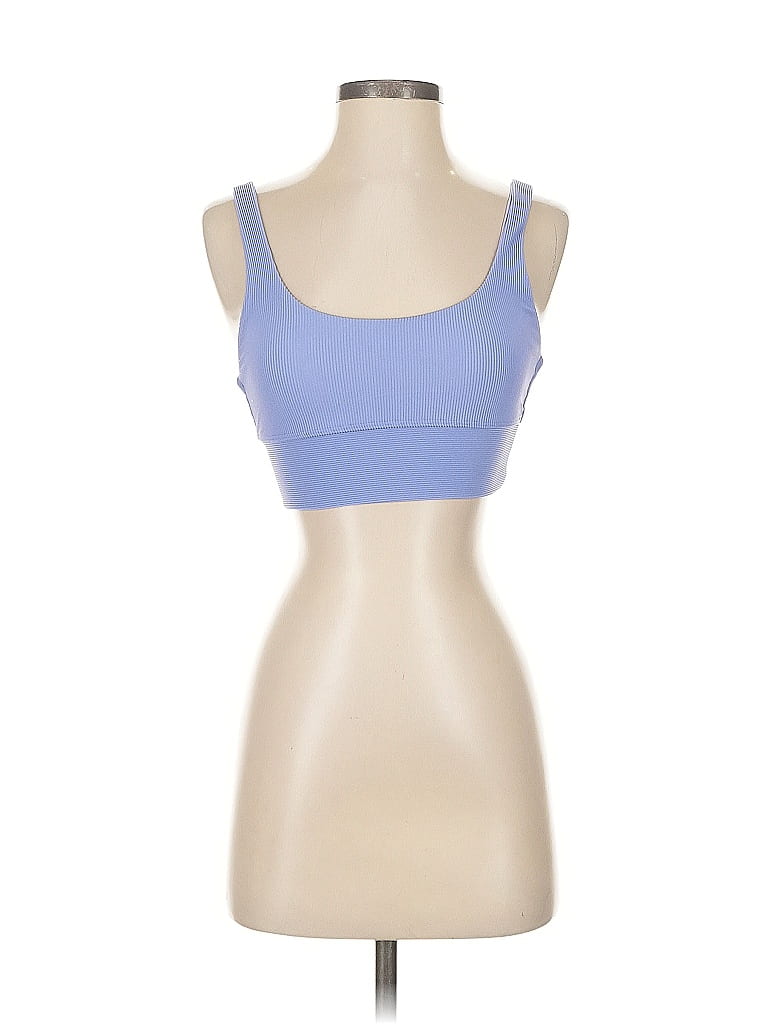 Pre-owned Beachriot Sport Sleeveless Top Blue Sweetheart Neckline Tops