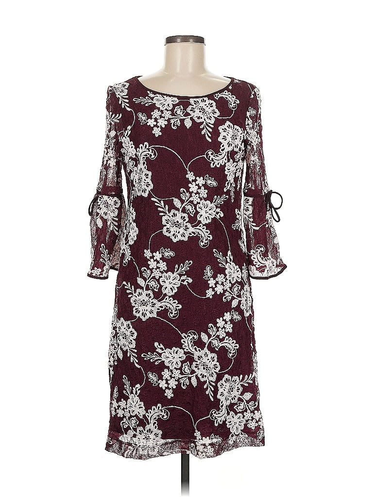 Pre-owned Studio One Casual Dress In Burgundy