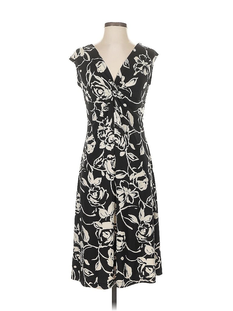 Pre-owned Evan Picone Cocktail Dress In Black