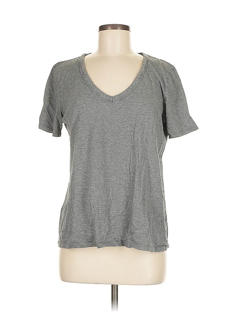 Pre-owned Banana Republic Short Sleeve T-shirt In Gray