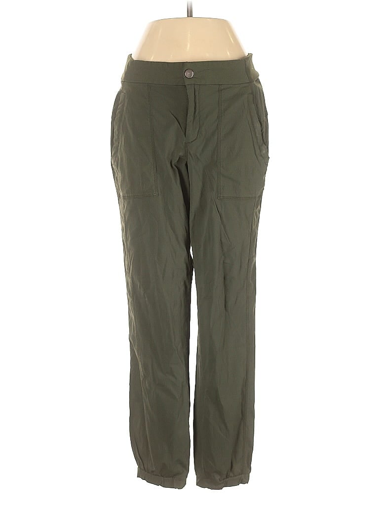 Pre-owned Athleta Cargo Pants In Green