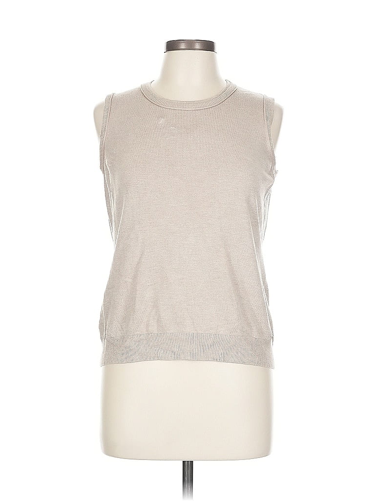 Pre-owned Calvin Klein Sweater Vest In Gray