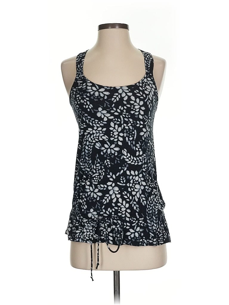 Pre-owned Express Sleeveless Top Black Halter Neckline Tops