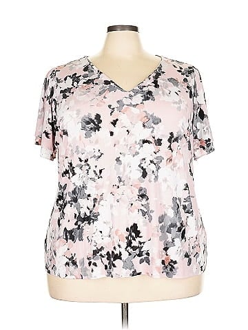 Calvin Klein Short Sleeve Blouse (view 1)