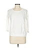 Tiny 100% Rayon White 3/4 Sleeve Top Size L - photo 1