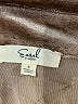 Easel 100% Polyester Metallic Brown Long Sleeve Blouse Size S - photo 7