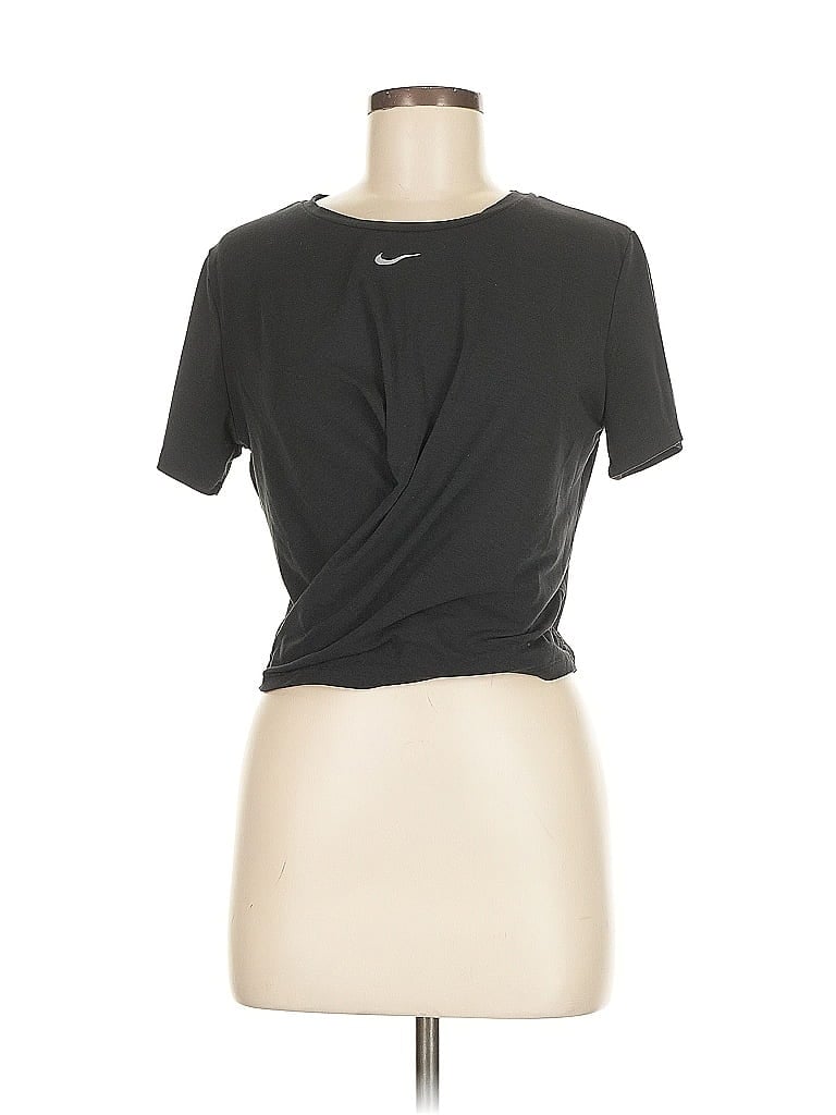 NIKE Pre-owned Active T-shirt In Black