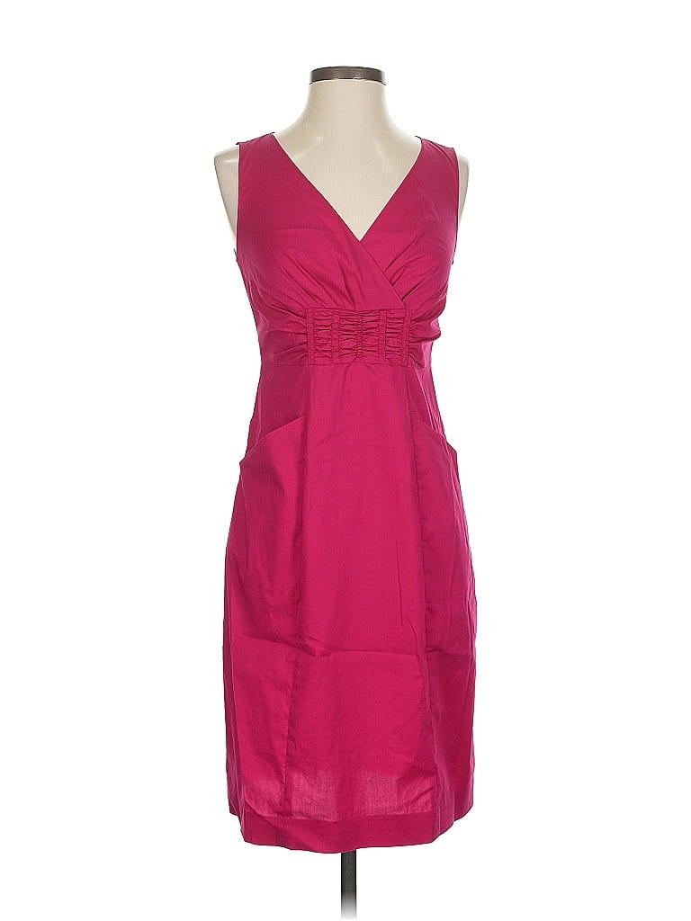 Pre-owned Tahari Cocktail Dress In Burgundy