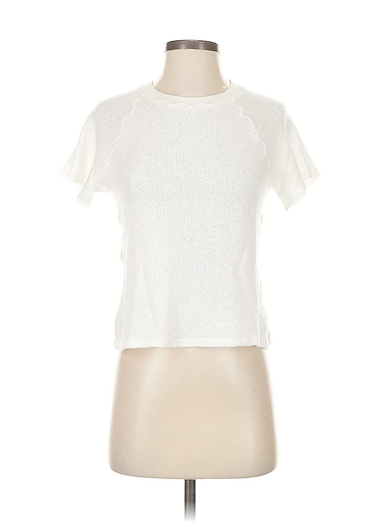 Pre-owned Monrow Pullover Sweater In White