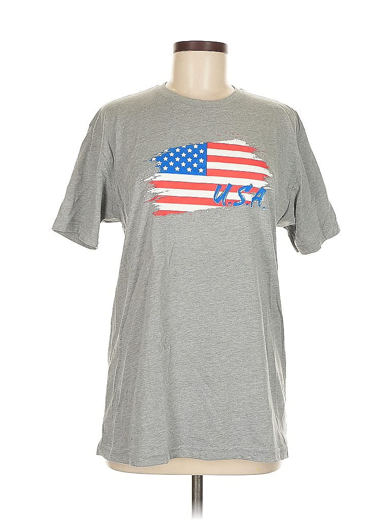 NEXT LEVEL APPAREL Pre-owned Short Sleeve T-shirt In Gray