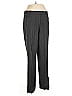 Etcetera Stripes Gray Black Wool Pants Size 10 - photo 1