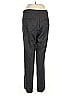 Etcetera Stripes Gray Black Wool Pants Size 10 - photo 2