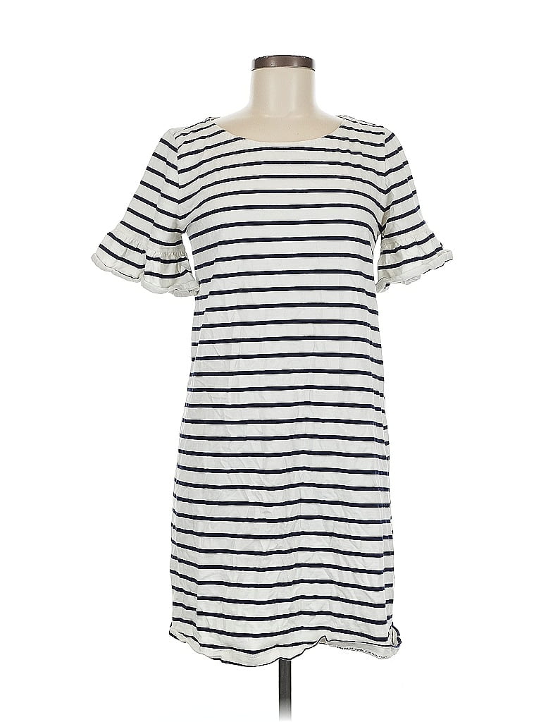Pre-owned J.crew Factory Store Casual Dress In Blue