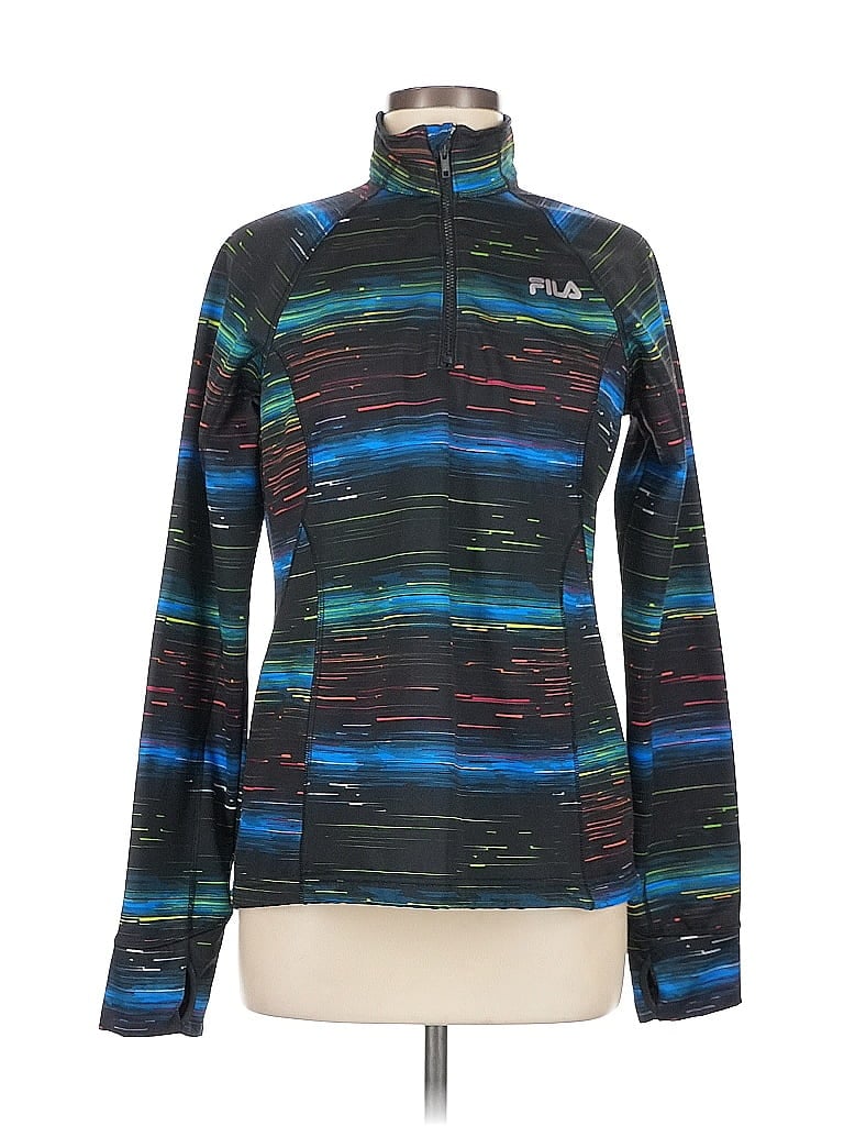 Pre-owned Fila Sport Pullover Sweater In Black