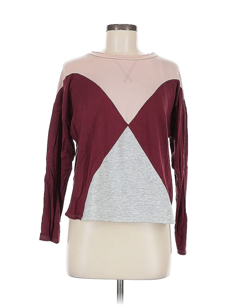 LAZY SUNDAYS Pre-owned Pullover Sweater In Burgundy