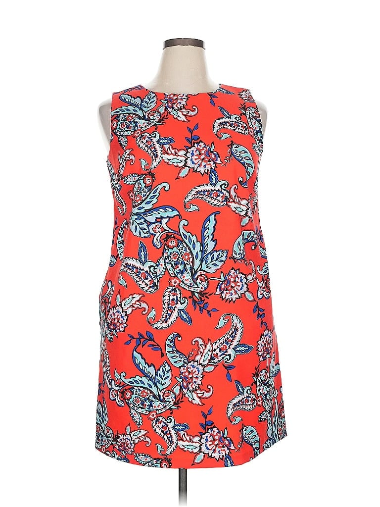 Pre-owned Roz & Ali Cocktail Dress In Red