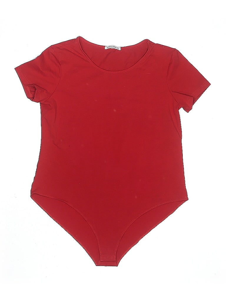 Pre-owned Mangopop Collection Bodysuit In Red