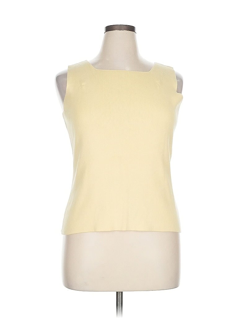 Pre-owned Designers Originals Sleeveless T-shirt In Yellow