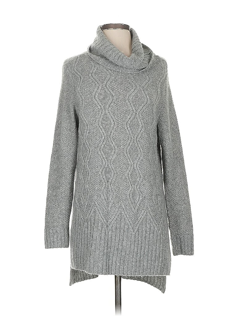 Pre-owned Sonoma Goods For Life Turtleneck Sweater In Gray