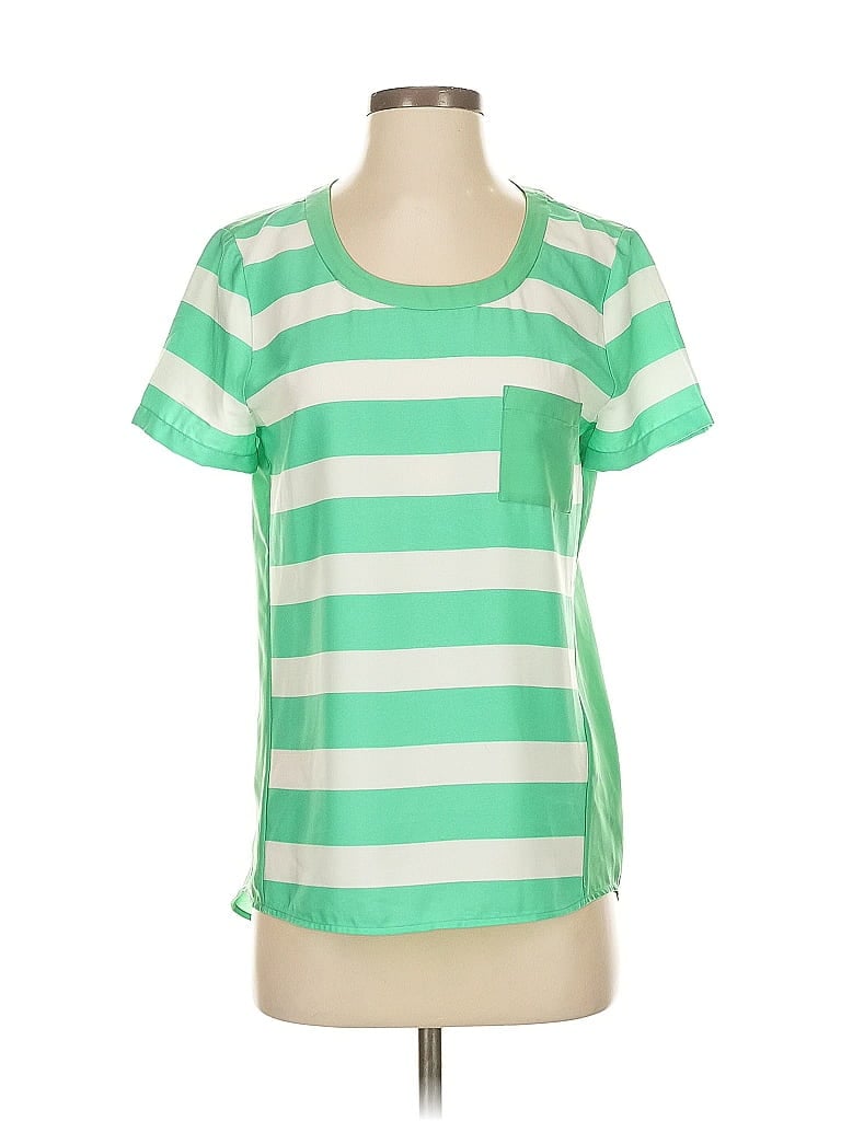 Pre-owned J.crew Factory Store Short Sleeve T-shirt In Green