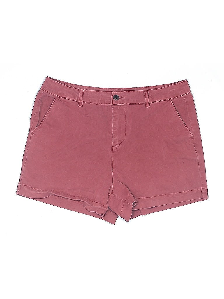 Pre-owned C&c California Shorts In Burgundy