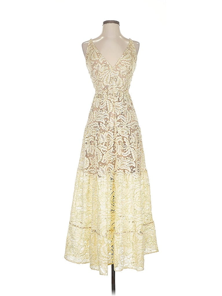 Pre-owned Dress The Population Cocktail Dress In White