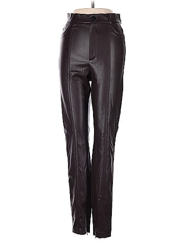Zara Faux Leather Pants (view 1)
