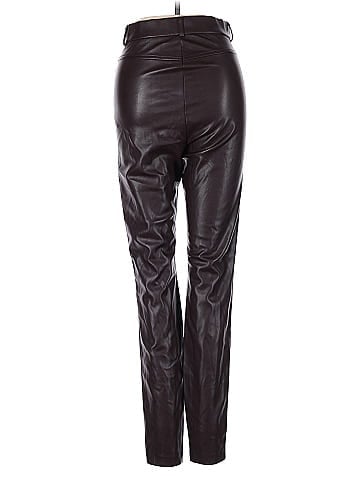Zara Faux Leather Pants (view 2)