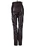 Zara 100% Polyester Brown Faux Leather Pants Size XS - photo 2