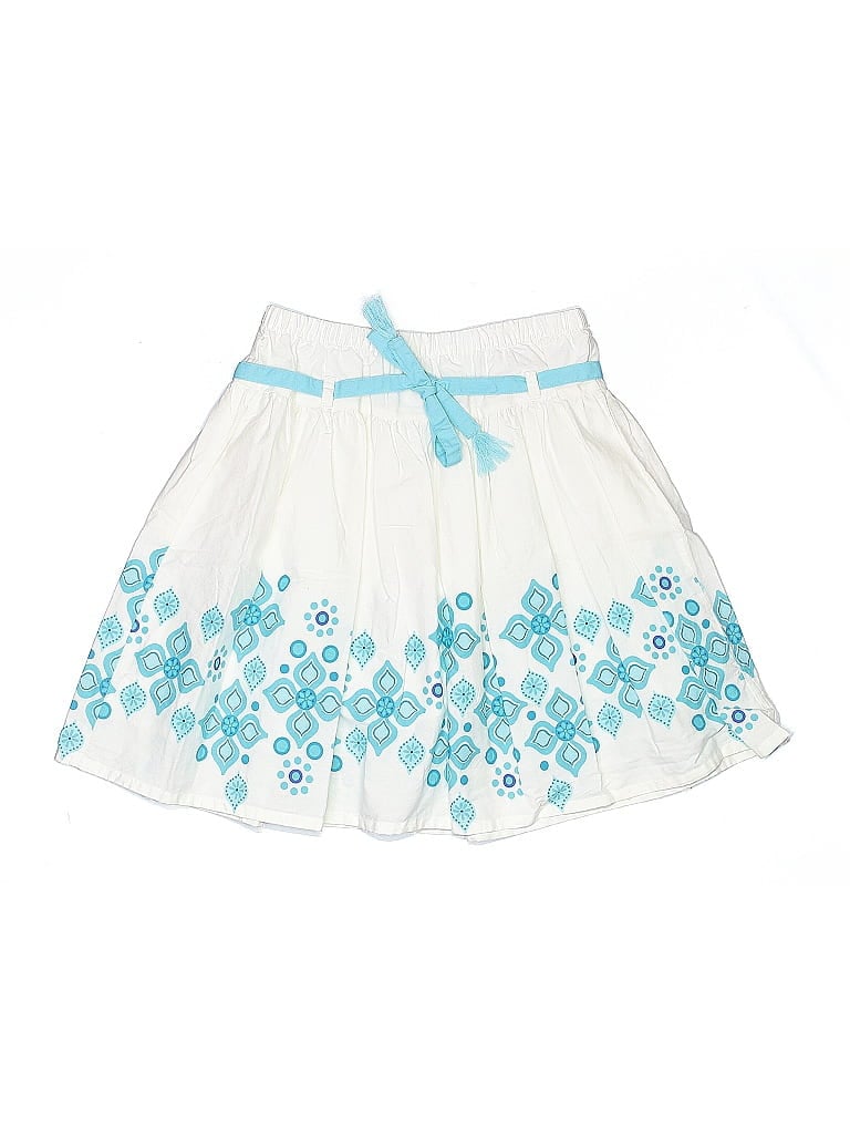 Pre-owned Gymboree Kids' Skirt In White