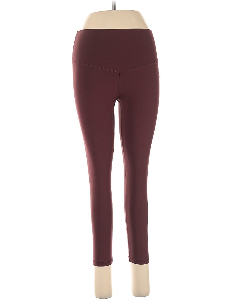 Pre-owned Offline By Aerie Active Pants In Burgundy