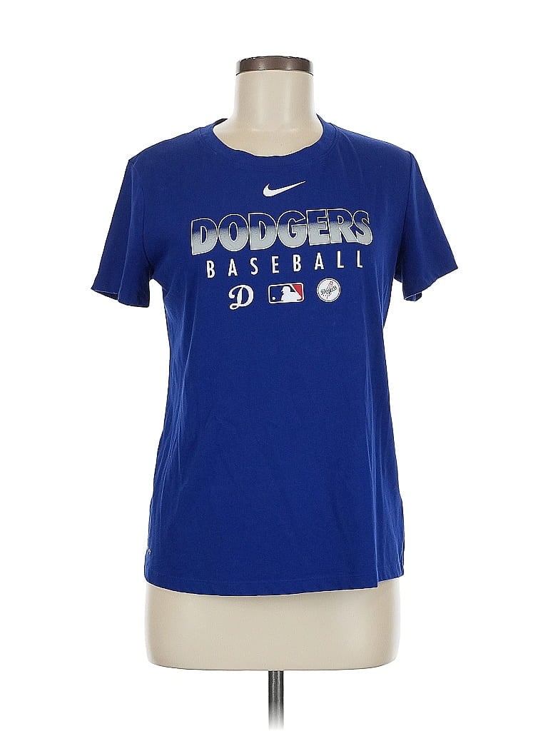 NIKE Pre-owned Short Sleeve T-shirt In Blue