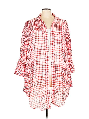Torrid 3/4 Sleeve Button-Down Shirt (view 1)
