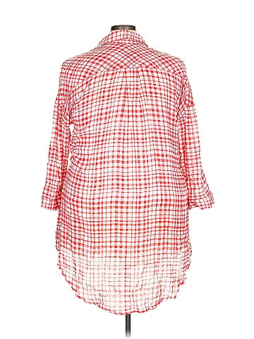 Torrid 3/4 Sleeve Button-Down Shirt (view 2)
