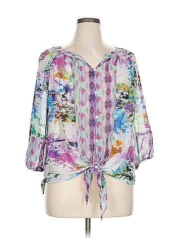 Figueroa & Flower 3/4 Sleeve Blouse (view 1)