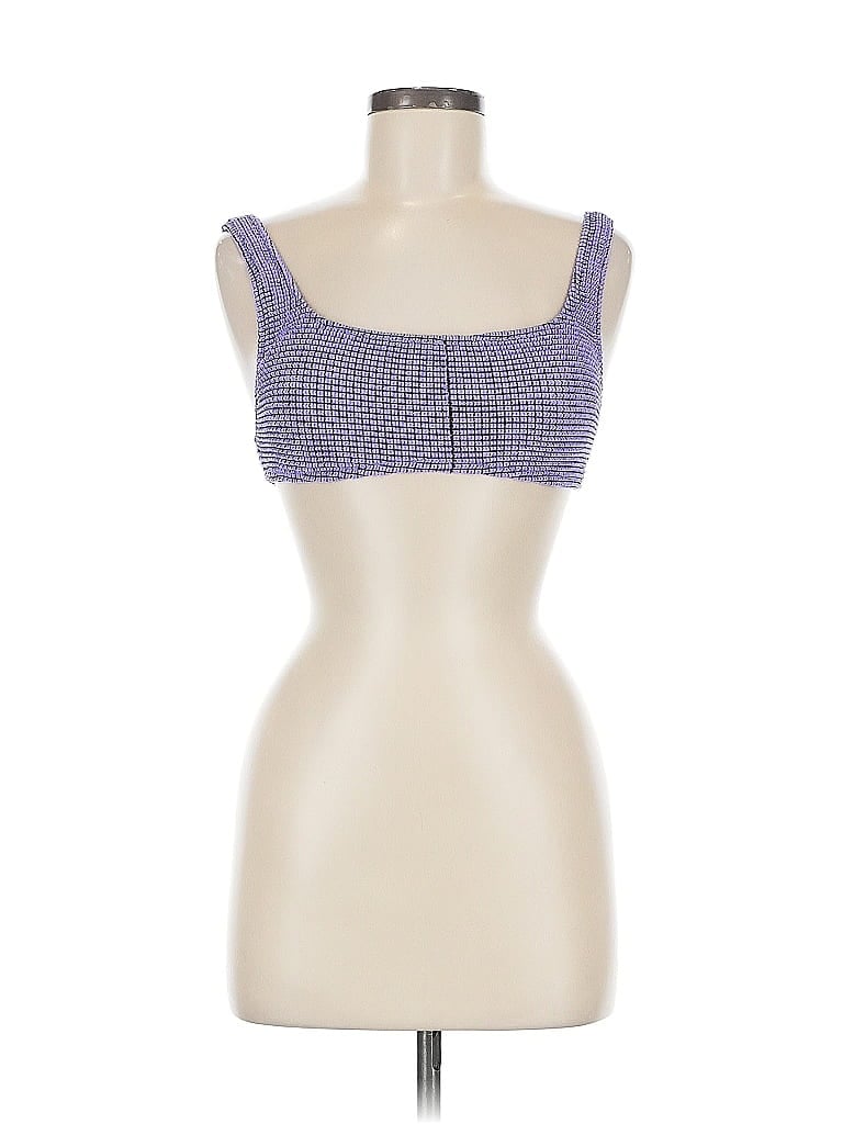 Pre-owned Aerie Tube Top Purple Strapless Neckline Tops