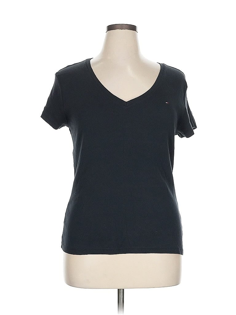 Pre-owned Tommy Hilfiger Short Sleeve T-shirt In Black