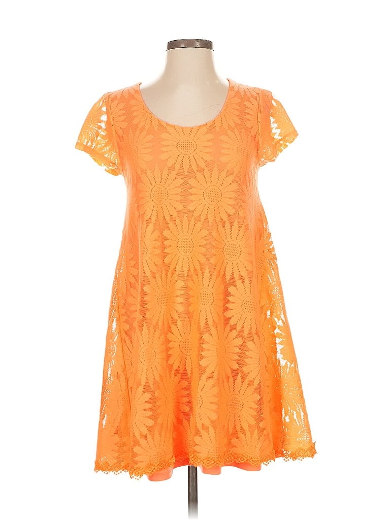 Pre-owned Kimchi Blue Casual Dress In Orange