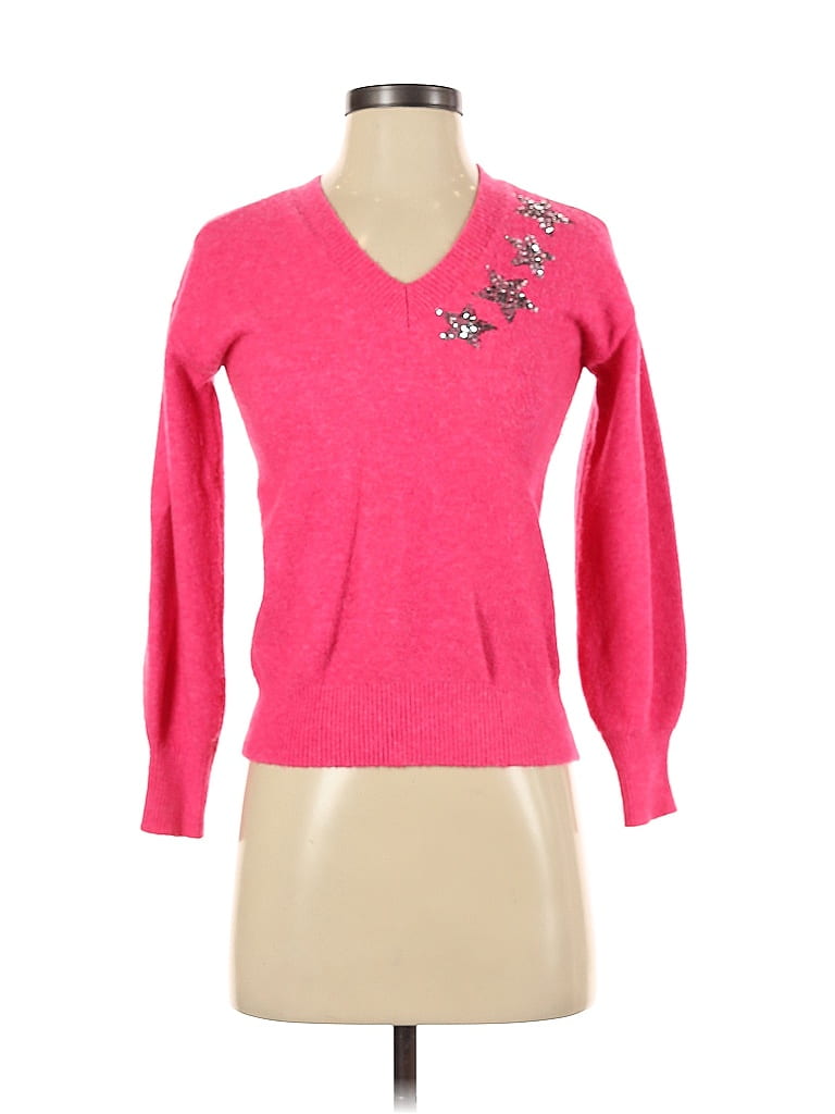 Pre-owned Ann Taylor Loft Pullover Sweater In Pink