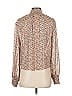 Maison d' Amelie 100% Polyester Brown Long Sleeve Blouse Size S - photo 2