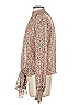 Maison d' Amelie 100% Polyester Brown Long Sleeve Blouse Size S - photo 5