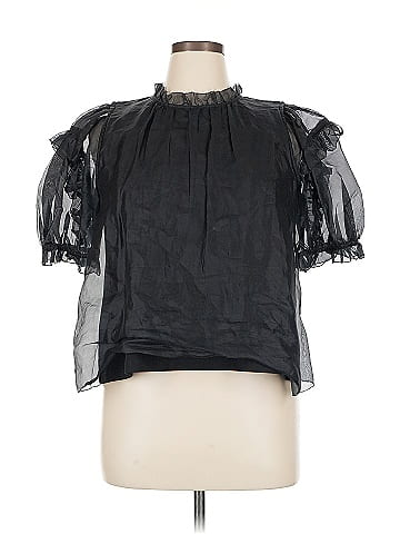 Sea New York Short Sleeve Silk Top (view 1)