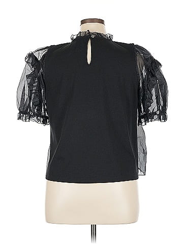 Sea New York Short Sleeve Silk Top (view 2)