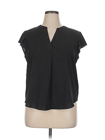 Calvin Klein Short Sleeve Blouse (view 1)