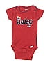 Gerber 100% Cotton Red Short Sleeve Onesie Size 0-3 mo - photo 1