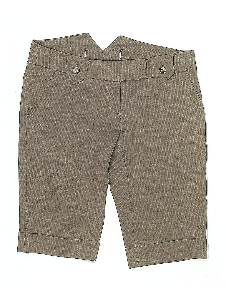 Arden B. Brown Khaki Shorts Size 0 - photo 1