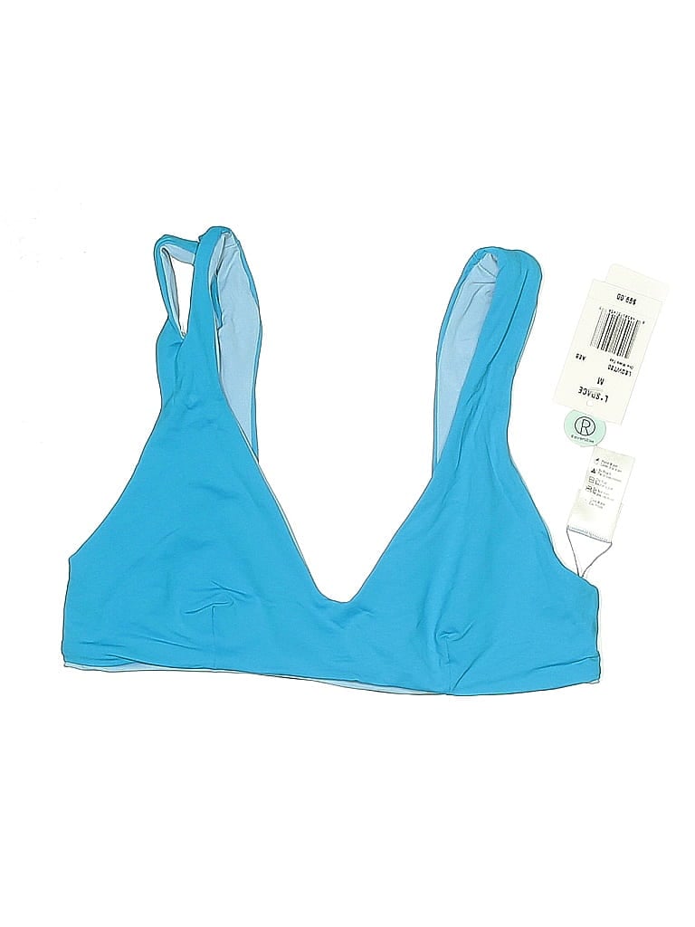 L*space Swimsuit Top Blue Swimwear In Multi