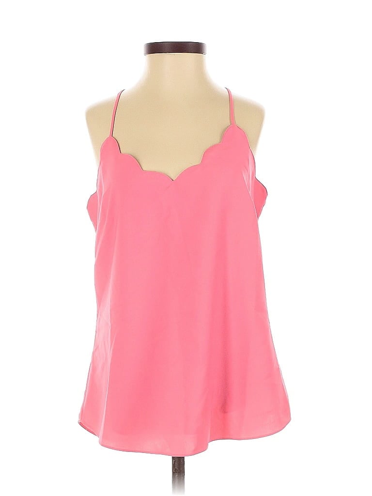 Pre-owned J.crew Factory Store Sleeveless Blouse In Pink
