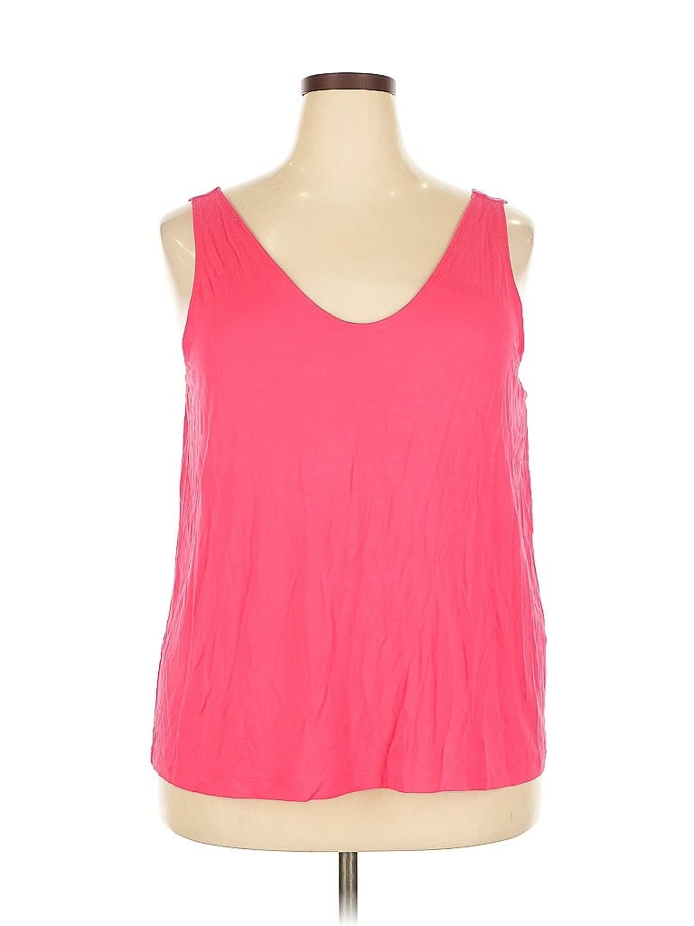 Pre-owned Ideology Tank Top Pink Strapless Neckline Tops